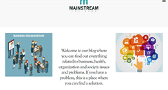 Desktop Screenshot of mainstream-group.com