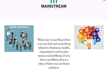 Tablet Screenshot of mainstream-group.com
